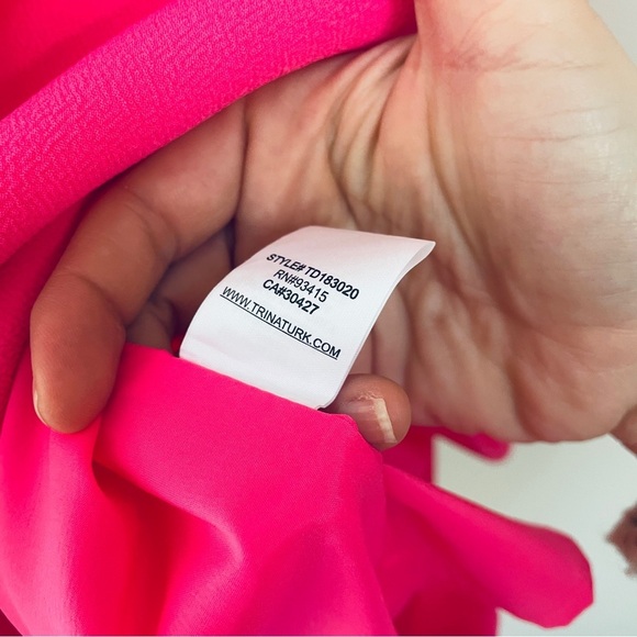 Trina Turk Cota de Caza Fuschia Pink Dress 4 - Picture 11 of 11